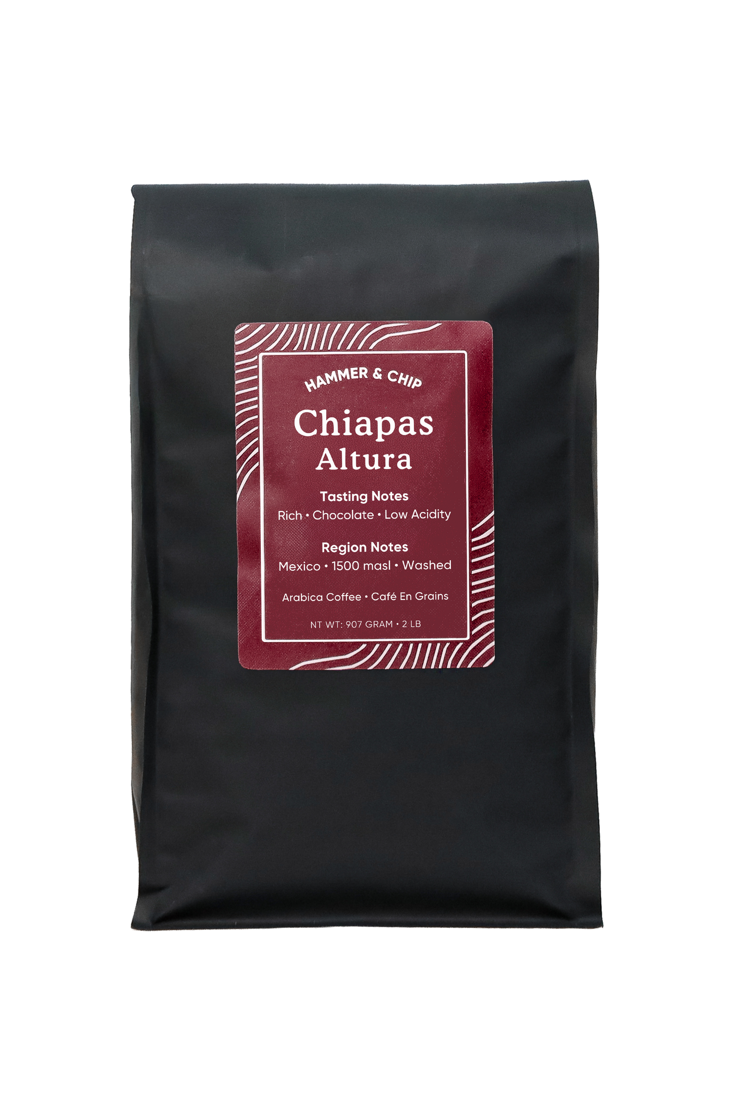 WS | Chiapas, Mexico - Single Origin, Dark - 907 gram | Whole Bean