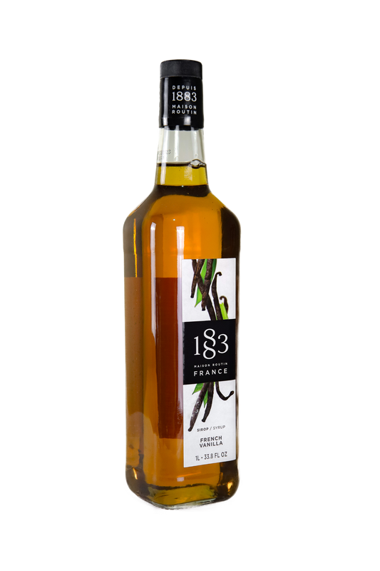 1883 Coffee Syrup - French Vanilla - 2 x 1 L Bottle Pack