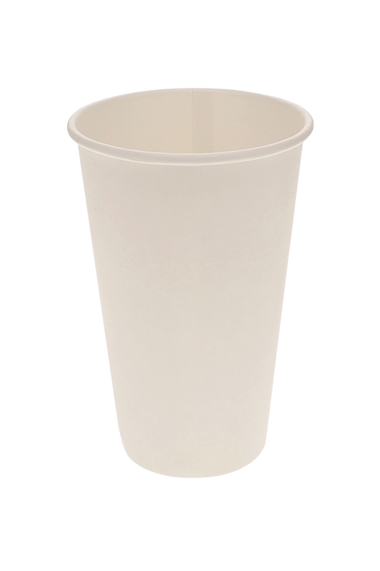 WS | 16 oz White Paper Cups - 1000 Units / Case