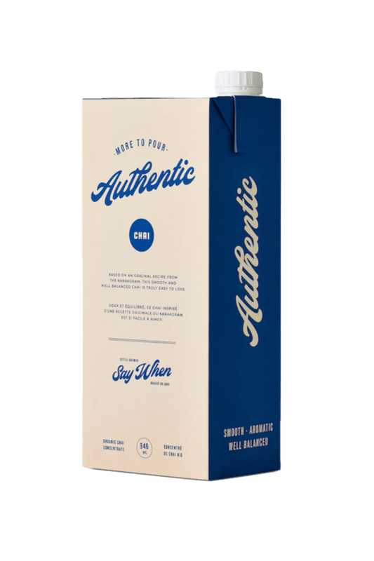 WS | Say When - Authentic Chai Concentrate - 12 x 32 oz Case
